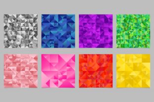 8 Gradient Triangle Backgrounds: Modern Geometric Design Assets