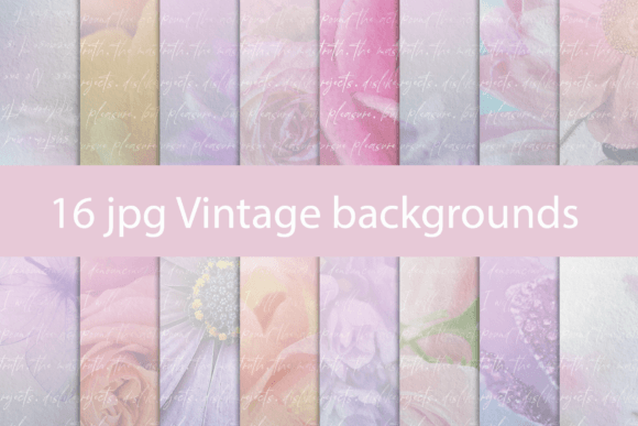 Bring Nostalgic Charm to Your Projects with Delicate Vintage Backgrounds