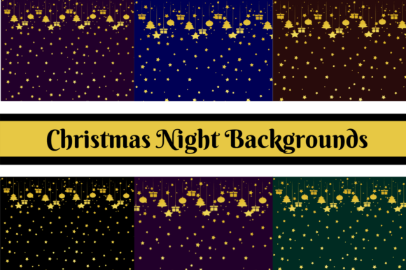 Elevate Your Holiday Designs with Christmas Night Backgrounds