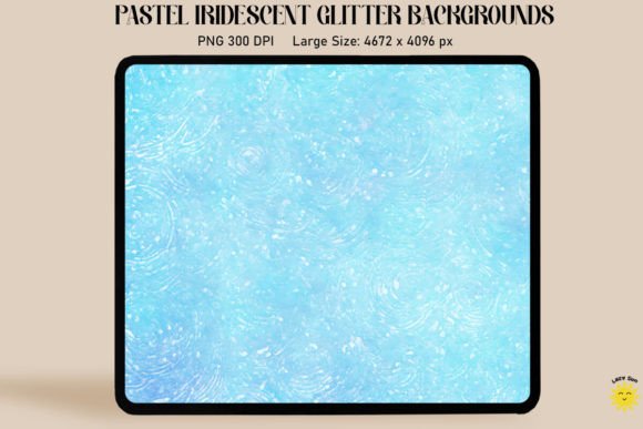 Elevate Your Projects with Pastel Blue Iridescent Backgrounds