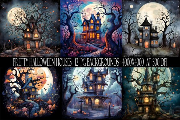 Elevate Your Spooky Season with Pretty Halloween House Backgrounds