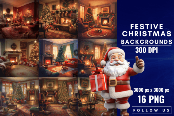Festive Christmas Backgrounds: Your Secret Design Asset