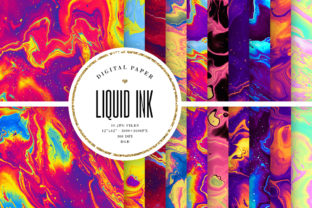 Liquid Paint Backgrounds: Bright Colors for Dynamic Designs
