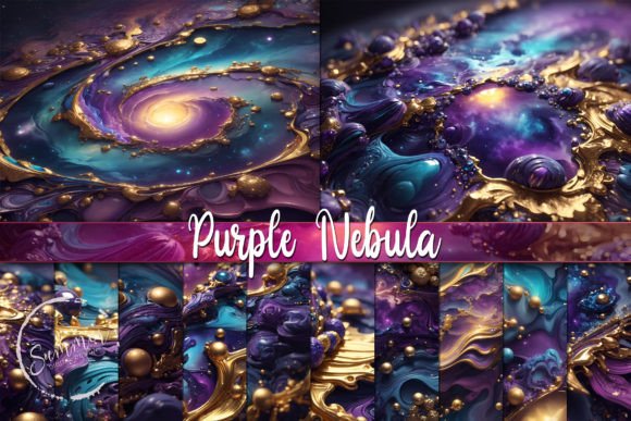 Shimmering Galaxy Backgrounds: A Cosmic Canvas for Creators