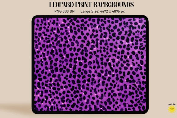 Transform Your Projects with Purple Leopard Print Backgrounds