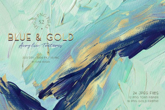 Turquoise & Gold Acrylic Backgrounds: A Designer's Toolkit