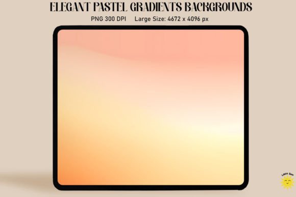 Warmth and Modernity: Using Orange Peach Pastel Gradient Backgrounds